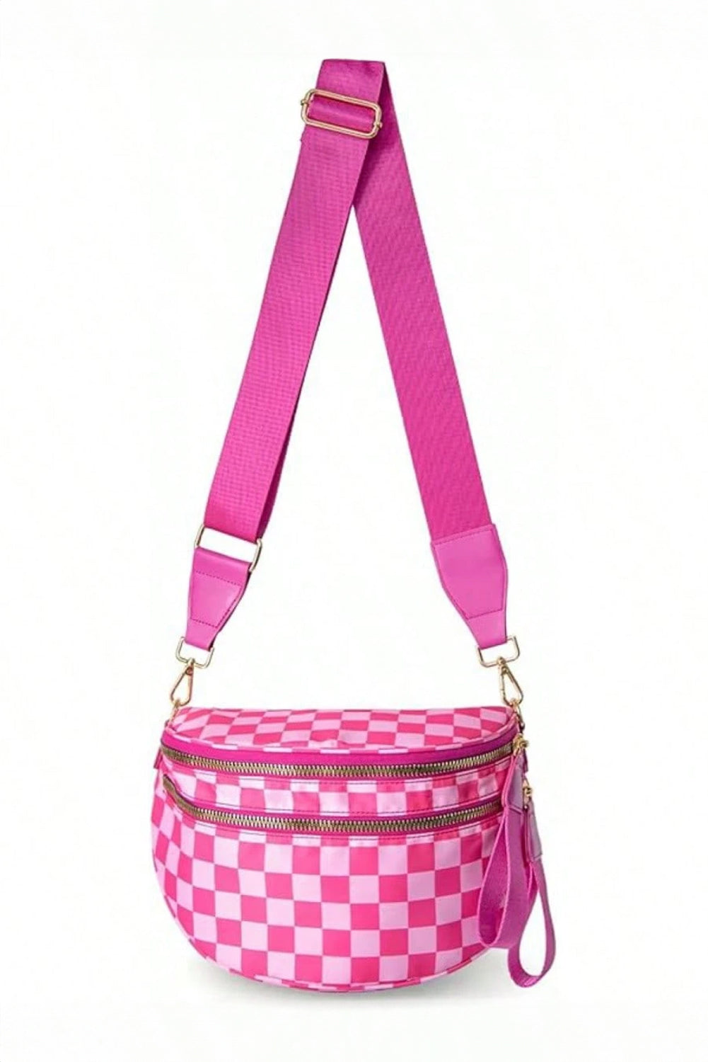 Wide Strap Large Crossbody Bag