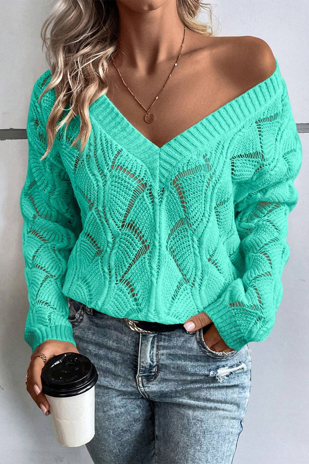 Drop Shoulder Sweater