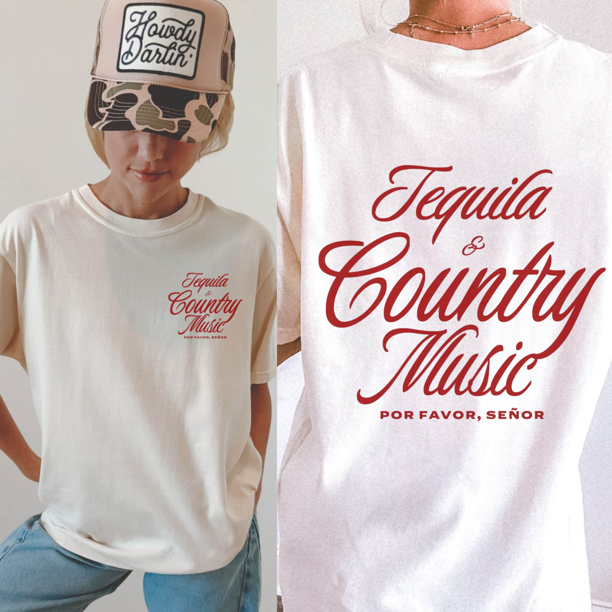 Tequila & Country Music Graphic Tee