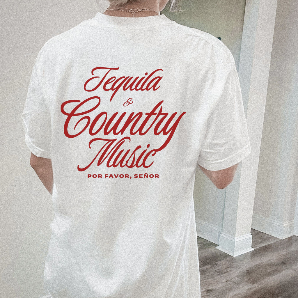 Tequila & Country Music Graphic Tee