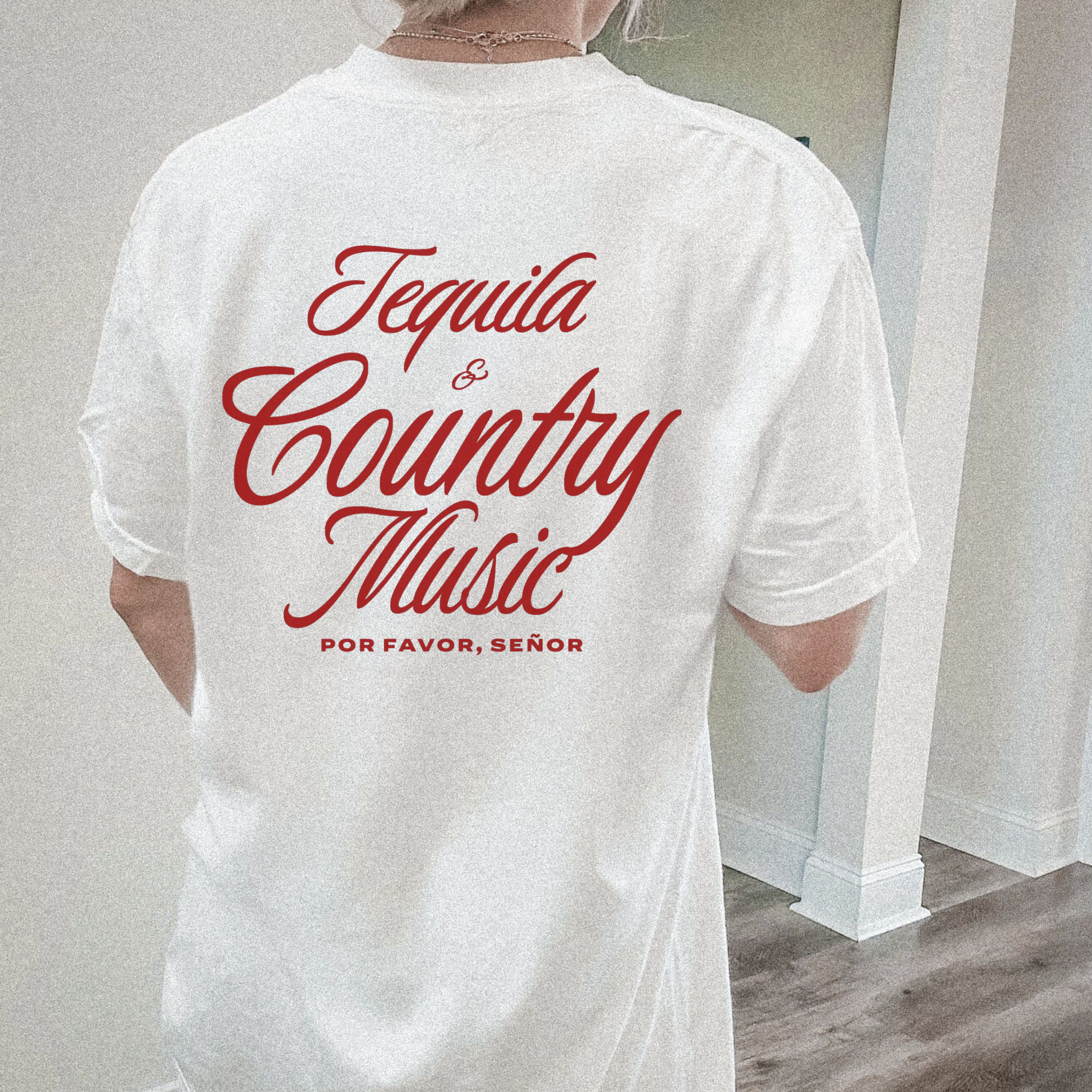 Tequila & Country Music Graphic Tee